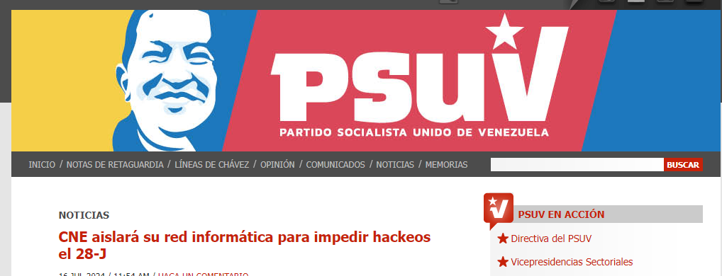 portal de noticias del oficialismo en venezuela